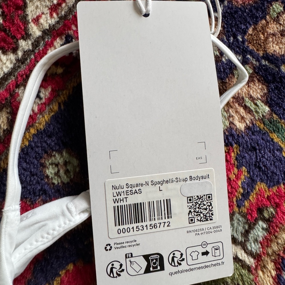 Lululemon Athletica Classic Wundermost White Bodysuit - Picture 7 of 12